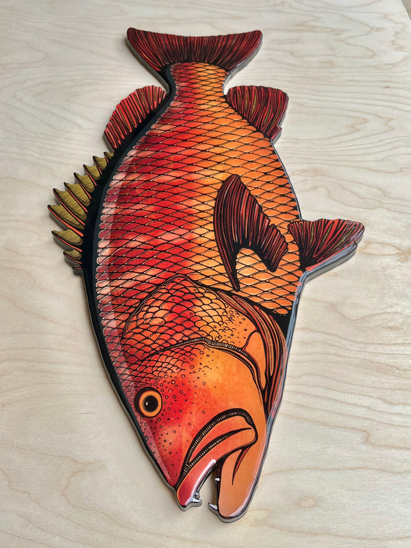 Cubera Snapper || Print Mount || 30"