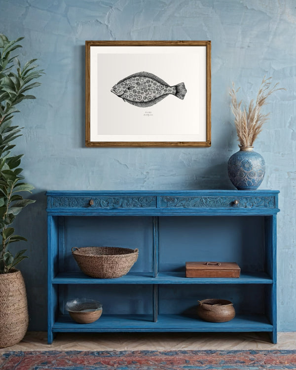 Fluke II Black and White Fine Art Print