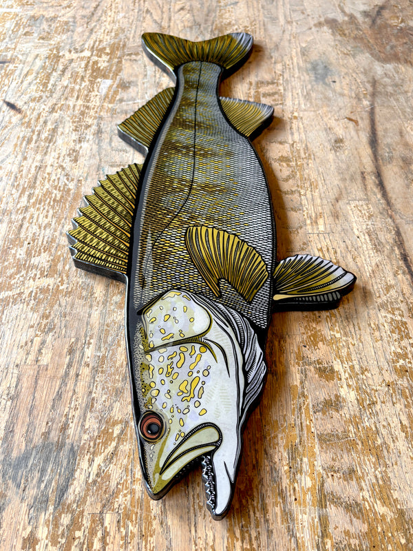 Walleye || Print Mount || 28"