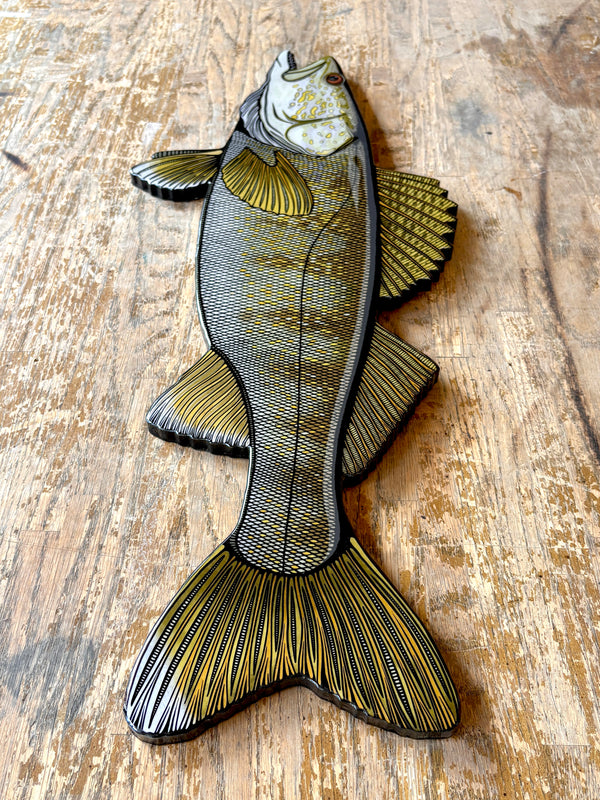 Walleye || Print Mount || 28"