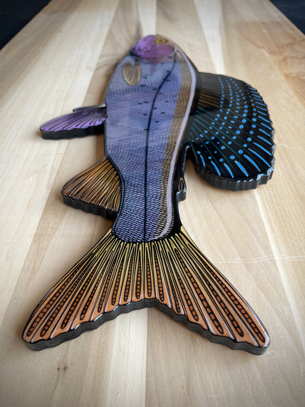 Arctic Grayling || Print Mount || 24"