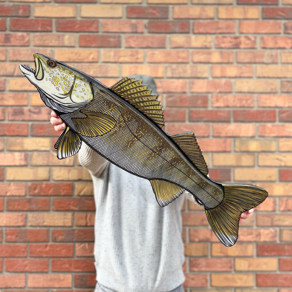 Walleye || Print Mount || 28"