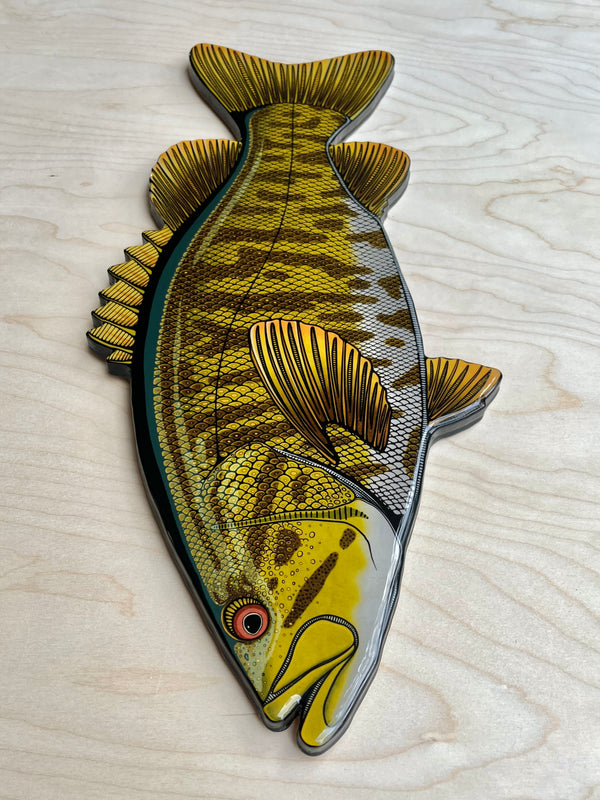 Smallmouth Bass || Print Mount || 24"