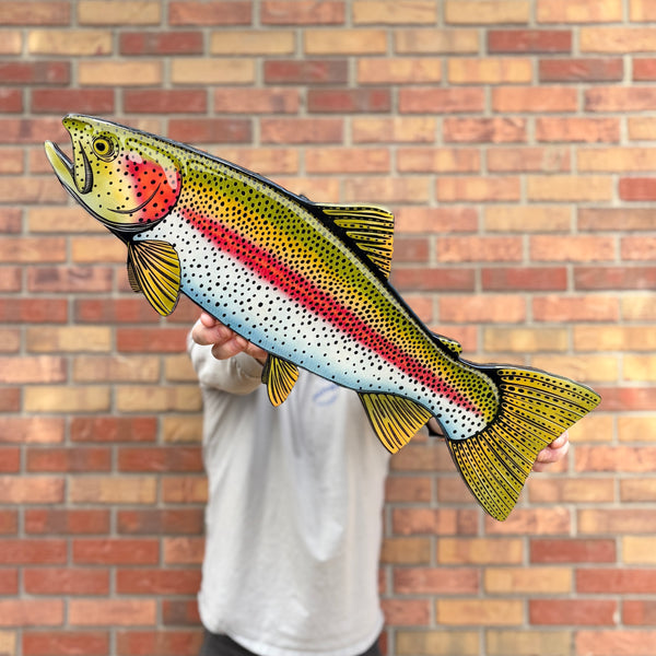 Rainbow Trout || Print Mount || 28"