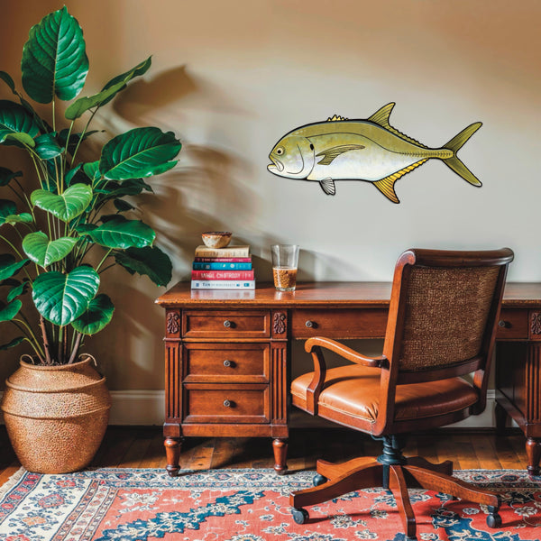 Crevalle Jack Artwork Displayed On Wall