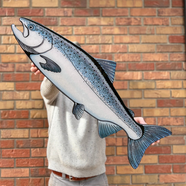 Large King Salmon Artwork