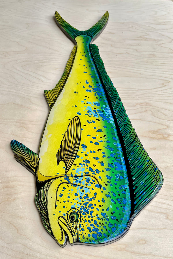 Dorado Offshore Fish Artwork 