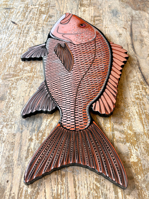 Large Red Snapper Artwork