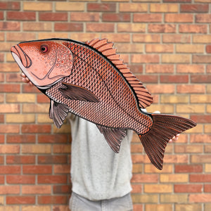 Large Red Snapper Artwork